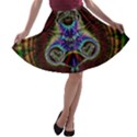 Artwork Fractal Digital Art A-line Skater Skirt View1