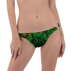 Art Artwork Fractal Digital Art  Green Ring Detail Bikini Bottom by Wegoenart