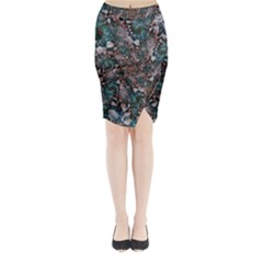 Art Artwork Fractal Digital Midi Wrap Pencil Skirt by Wegoenart