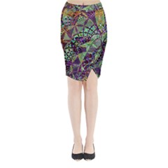 Background Design Art Artwork Midi Wrap Pencil Skirt by Wegoenart