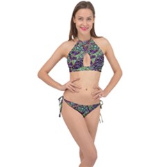 Background Design Art Artwork Cross Front Halter Bikini Set by Wegoenart