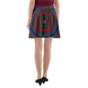 Art Design Fractal Circle A-Line Pocket Skirt View2