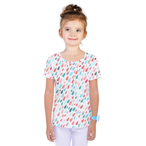 Rainy Day Pattern Kids  One Piece Tee by HelgaScand