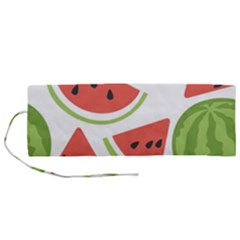 Watermelon Juice Auglis Clip Art Watermelon Roll Up Canvas Pencil Holder (m) by Vaneshart