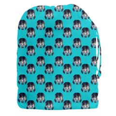 Forest Girl Bight Baby Blue Patttern Drawstring Pouch (xxxl) by snowwhitegirl