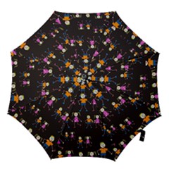 Seamless Tile Background Hook Handle Umbrellas (small) by Vaneshart