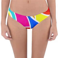 Abstract Background Reversible Hipster Bikini Bottoms by Vaneshart