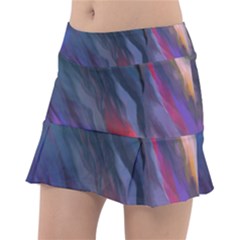 Abstract Paint Painting Watercolor Tennis Skirt by Vaneshart
