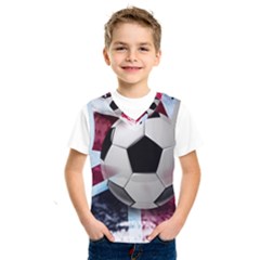 Soccer Ball With Great Britain Flag Kids  Sportswear by Vaneshart