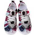 Soccer Ball With Great Britain Flag Women s Velcro Strap Shoes View1