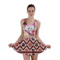 Folklore Ethnic Pattern Background Mini Skirt View1