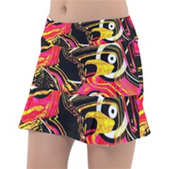 Abstract Clutter Tennis Skirt by Vaneshart