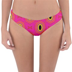 Abstract Clutter Reversible Hipster Bikini Bottoms by Vaneshart
