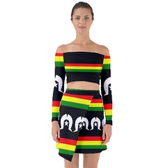 Ljp Off Shoulder Top With Skirt Set by Ladyjpstyles07