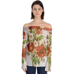 Poppy 2507631 960 720 Off Shoulder Long Sleeve Top by vintage2030
