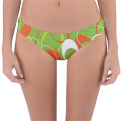 Abstract Seamless Pattern Background Reversible Hipster Bikini Bottoms by Vaneshart