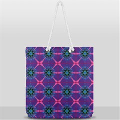 Seamless Wallpaper Art Full Print Rope Handle Tote (large) by Vaneshart