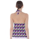 Thursday Pattern  Blue Babydoll Tankini Top View2