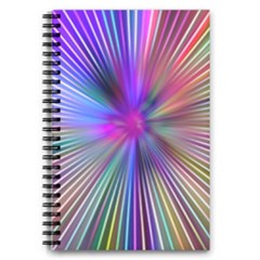 Rays Colorful Laser Ray Light 5 5  X 8 5  Notebook by Bajindul