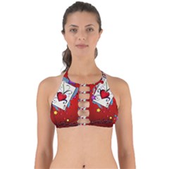 The Red Card Heart A With Fairy Perfectly Cut Out Bikini Top by FantasyWorld7