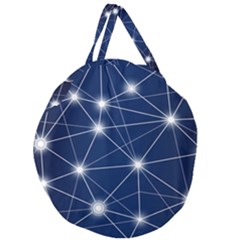 Network Technology Digital Giant Round Zipper Tote by HermanTelo