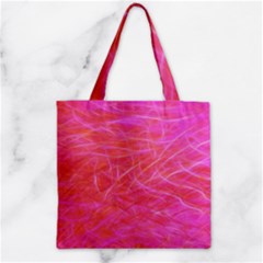 Background Abstract Texture Zipper Grocery Tote Bag by Wegoenart