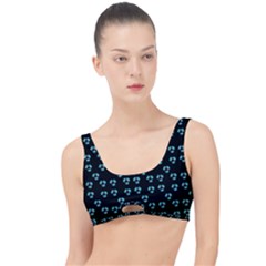 Aqua Pansies The Little Details Bikini Top by snowwhitegirl