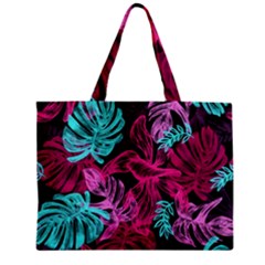 Leaves Zipper Mini Tote Bag by Sobalvarro