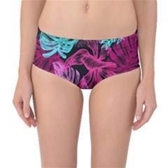 Leaves Mid-waist Bikini Bottoms by Sobalvarro