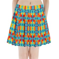 Pop Art  Pleated Mini Skirt by Sobalvarro