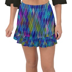 Background  Fishtail Mini Chiffon Skirt by Sobalvarro
