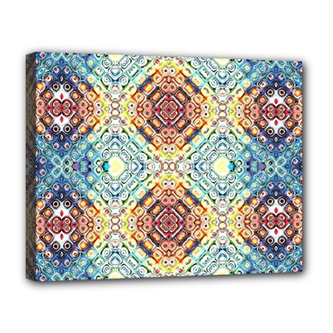 Pattern Canvas 14  X 11  (stretched) by Sobalvarro
