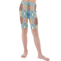 Pattern Kids  Mid Length Swim Shorts by Sobalvarro