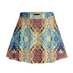 Pattern Mini Flare Skirt by Sobalvarro