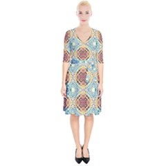 Pattern Wrap Up Cocktail Dress by Sobalvarro