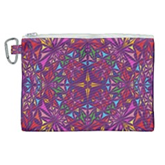 Kaleidoscope  Canvas Cosmetic Bag (xl) by Sobalvarro