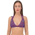 Kaleidoscope  Double Strap Halter Bikini Top View1