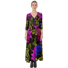 Botany  Button Up Boho Maxi Dress by Sobalvarro