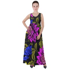 Botany  Empire Waist Velour Maxi Dress by Sobalvarro