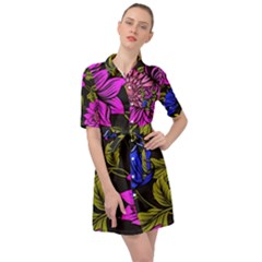 Botany  Belted Shirt Dress by Sobalvarro