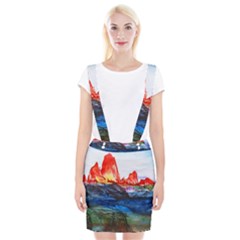 Fitzroy Argentina Chile Patagonia Braces Suspender Skirt by Wegoenart