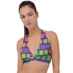 Pattern  Halter Plunge Bikini Top by Sobalvarro