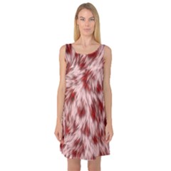 Abstract  Sleeveless Satin Nightdress by Sobalvarro