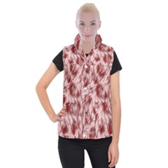 Abstract  Women s Button Up Vest by Sobalvarro