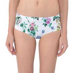 Leaves Mid-waist Bikini Bottoms by Sobalvarro