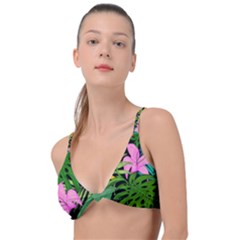 Tropical Greens Knot Up Bikini Top by Sobalvarro