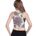 Flowers Racer Back Crop Top View2