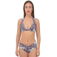 Flowers Double Strap Halter Bikini Set by Sobalvarro