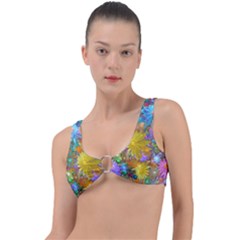 Apo Flower Power  Ring Detail Bikini Top by WolfepawFractals