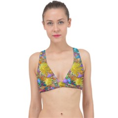 Apo Flower Power  Classic Banded Bikini Top by WolfepawFractals